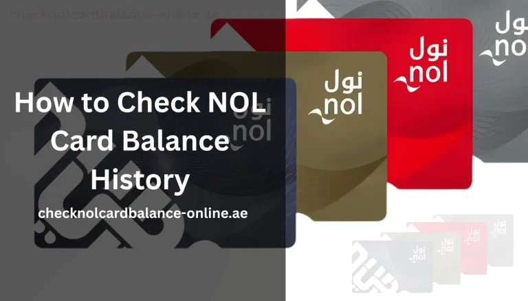 How to Check NOL Card Balance History