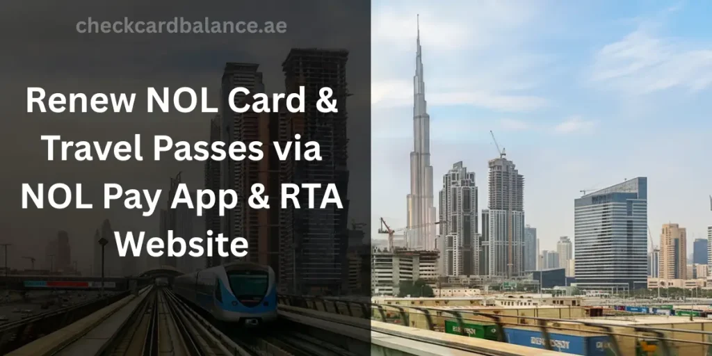 Renew NOL Card Travel Passes via NOL Pay App RTA Website 1